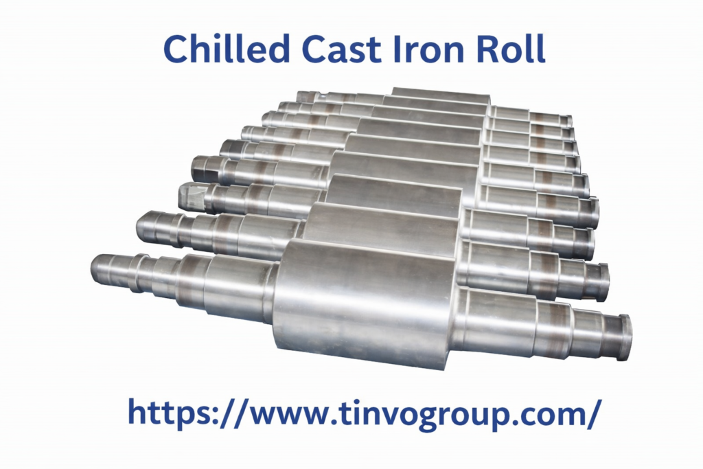 Chilled cast iron roll,
