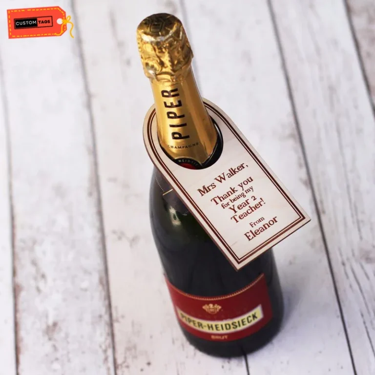 Custom Bottle Neck Hang Tags