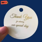 Custom Round Tags