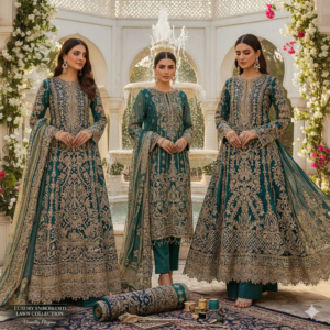 Luxury embroidered lawn collection