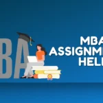 A graphic illustration featuring graduation caps and books, symbolizing the comprehensive support provided by MBA dissertation help services.