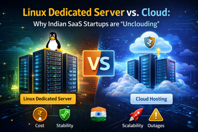 Linux Dedicated Server India vs Cloud: Why SaaS is Unclouding