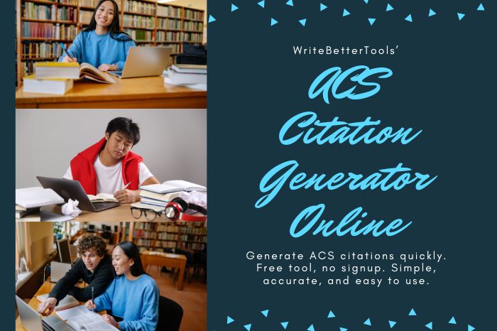 ACS Citation Generator Online