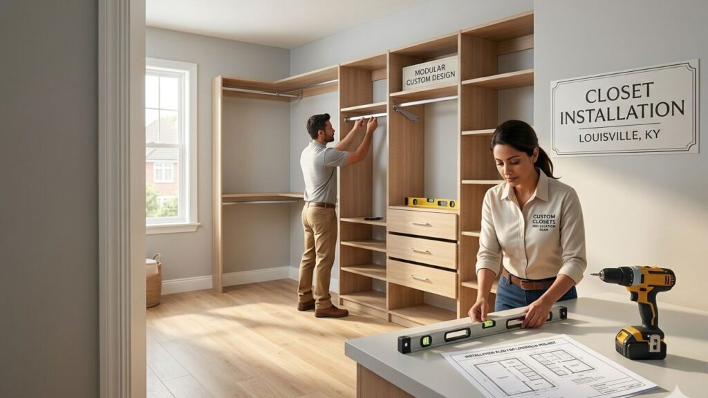 Closet installation Louisville KY