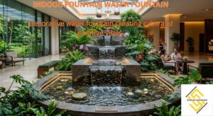 Modern indoor fountain water fountain wall mounted design for luxury home interior in Delhi