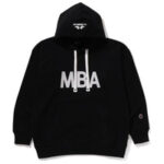 Logo Pullover Black Bape Hoodie
