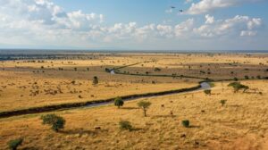 serengeti plain on a map