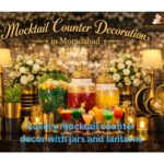 Premium mocktail counter design in Moradabad for wedding and event setup