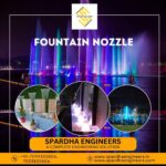 Fountain nozzle in Shakti Nagar creating beautiful decorative water fountain pattern