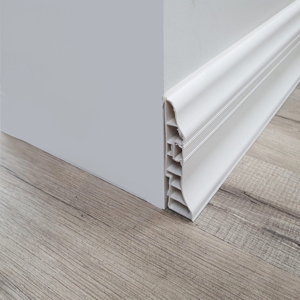 PVC skirting boards