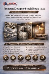 Premium Designer Steel Sheets Manufacturer in India Jainox