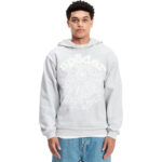Sp5der OG Web Hoodie Heather Grey