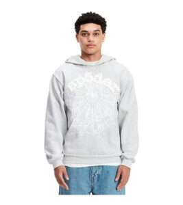Sp5der OG Web Hoodie Heather Grey
