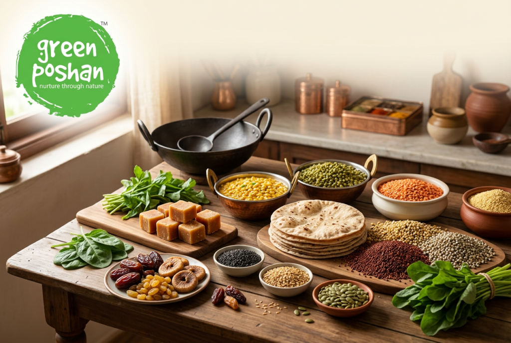 Iron rich Indian Food