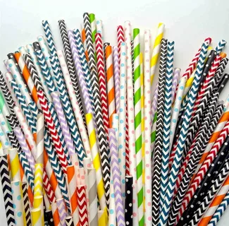printed paper straw