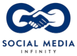 social media infinity logo