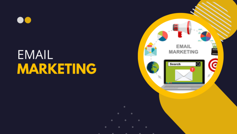 Black & Yellow Digital Marketing Facebook Cover