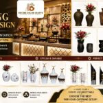 New Catering Counter Design in Jaipur with modern LED lighting and luxury buffet display setup