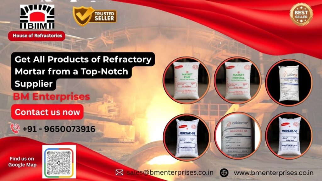 Get All Products of Refractory Mortar from a Top-Notch Supplier