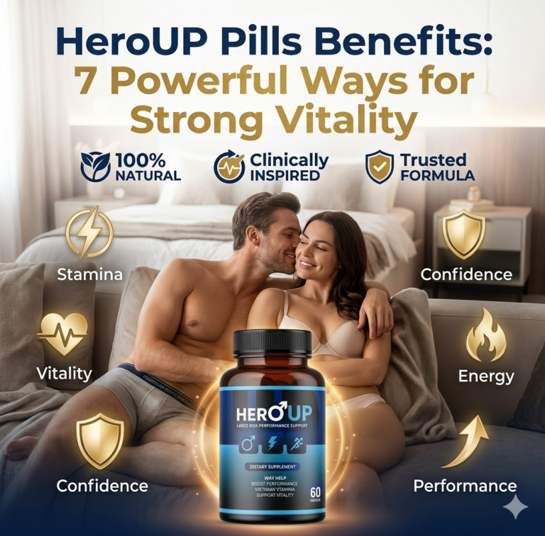 HeroUP Pills Benefits 7 Powerful Ways for Strong Vitality