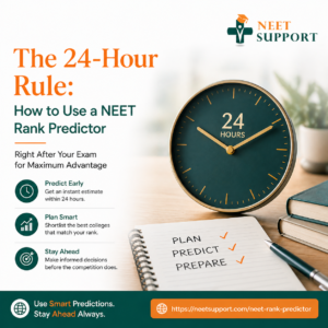 The 24-Hour Rule How to Use a NEET Rank Predictor Right After Your Exam for Maximum Advantage
