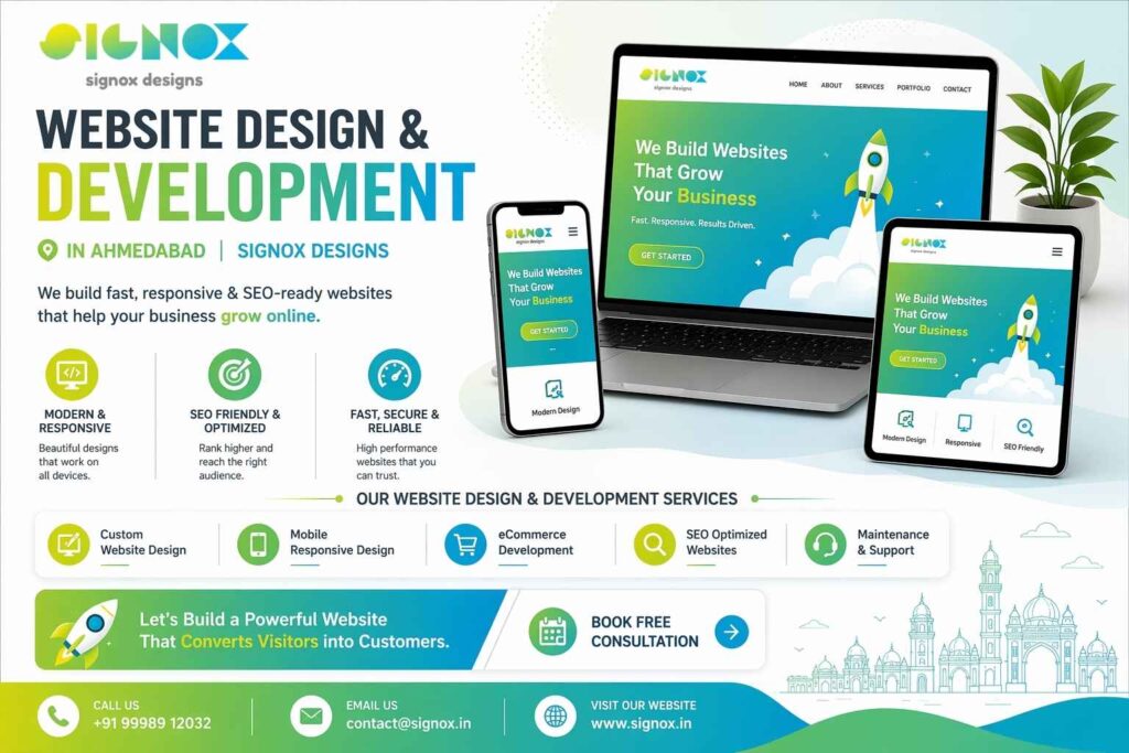 Website Design and Development Company in Ahmedabad - Signox Designs