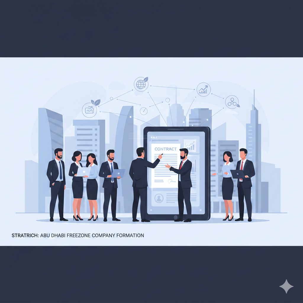 company formation services in Abu Dhabi freezone