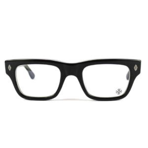 A black frames glasses