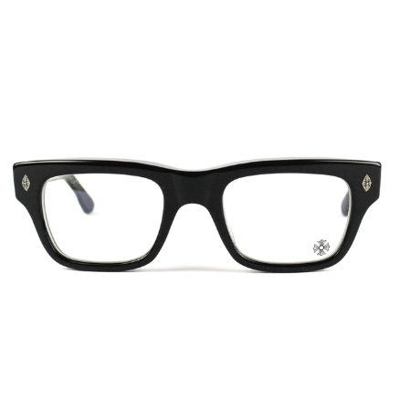 A black frames glasses