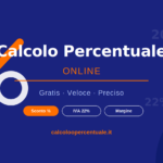 calcolo percentuale