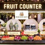 Fruit Counter in Kolkata with modern stainless steel display design
