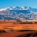 map of the atlas mountains in africa