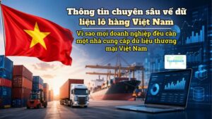 Thông tin chuyên sâu về dữ liệu lô hàng Việt Nam: Vì sao mọi doanh nghiệp đều cần một nhà cung cấp dữ liệu thương mại Việt Nam