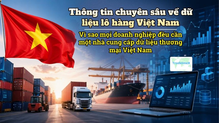 Thông tin chuyên sâu về dữ liệu lô hàng Việt Nam: Vì sao mọi doanh nghiệp đều cần một nhà cung cấp dữ liệu thương mại Việt Nam