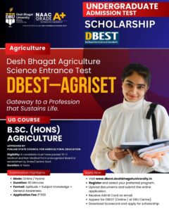 BSc Agriculture Entrance Exam