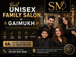 Best unisex family salon in Gaimukh