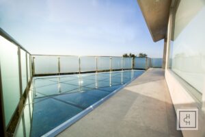glass railing design for balcony