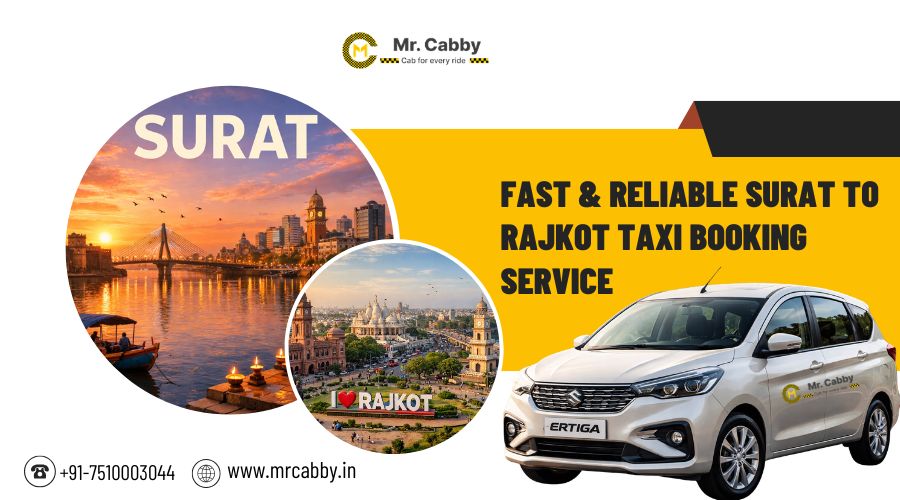 Surat to Rajkot Taxi