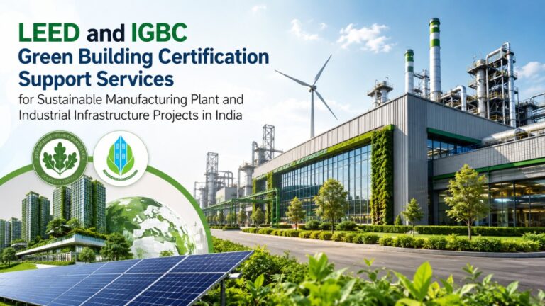 LEED and IGBC Green Building Certification Support Services for Sustainable Manufacturing Plant and Industrial Infrastructure Projects in India
