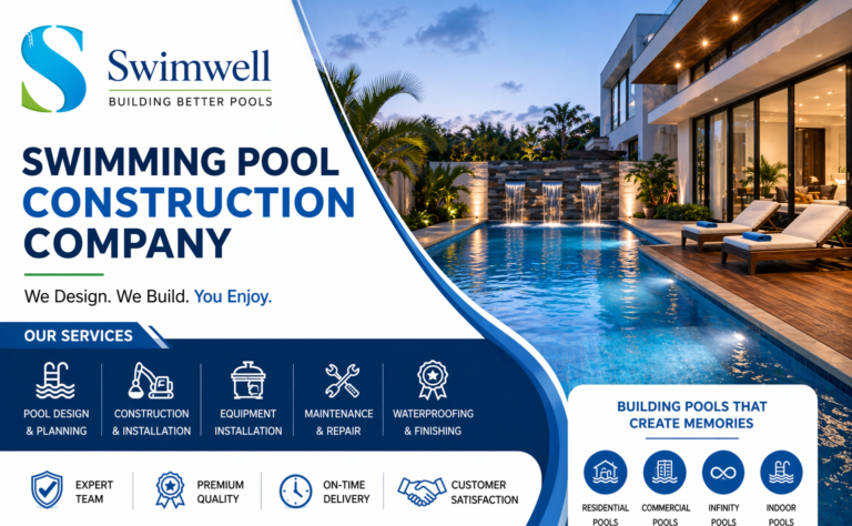 Swimming pool construction company