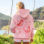 To Live For the Hope of it All Hoodie in Pink1
