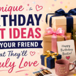 Unique Birthday Gift Ideas for Your Friend That They’ll Truly Love