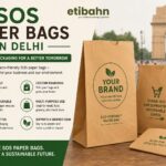 Custom SOS paper bags in Delhi for eco-friendly retail and food packaging solutions