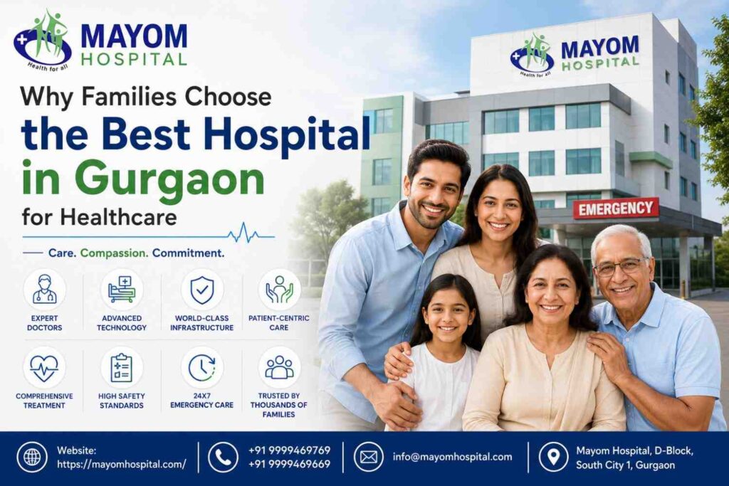 Best hospital in Gurgaon offering advanced healthcare services, expert ENT treatment, and modern medical facilities for families.