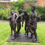 childrens statues