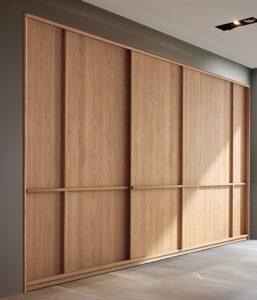 Wood closet doors