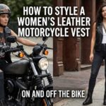 Womens Motorcycle Leather Vests