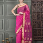 Chanderi silk saree