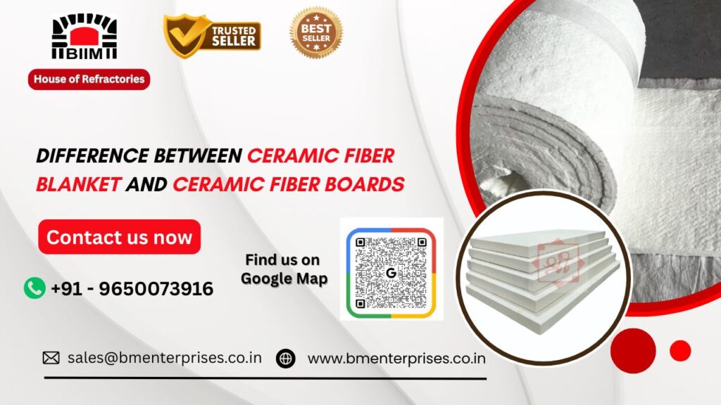Difference Between Ceramic Fiber Blanket and Ceramic Fiber Boards