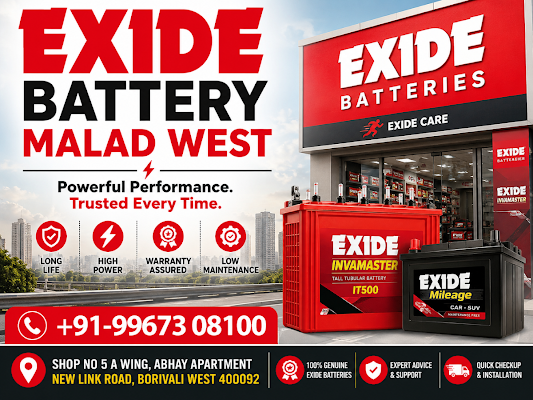 Exide battery Malad West